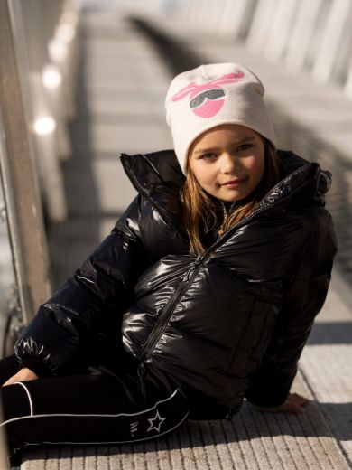 Bilde av WoolLand Bærum lue med elg  Snow white